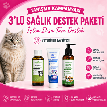 Kediler İçin Sağlık Destek Paketi